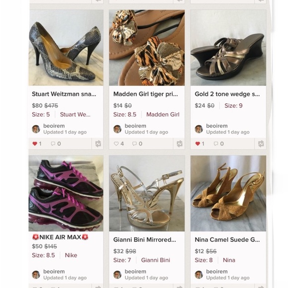 VINTAGE EsCaDa MaRgAreThA LeY shEaTh g0ld sh0ulDer rInGs - Picture 10 of 14